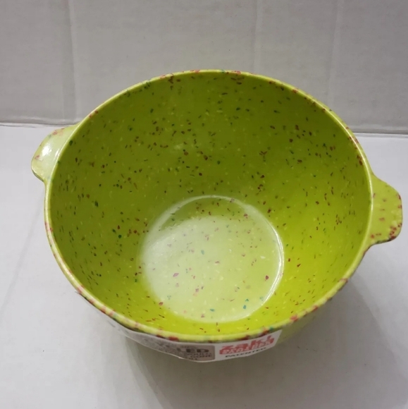 ZAK Confetti 5 piece Melamine Condiment Mixing Bowl w Tab Handle 4.5" Lime Green - Picture 3 of 6